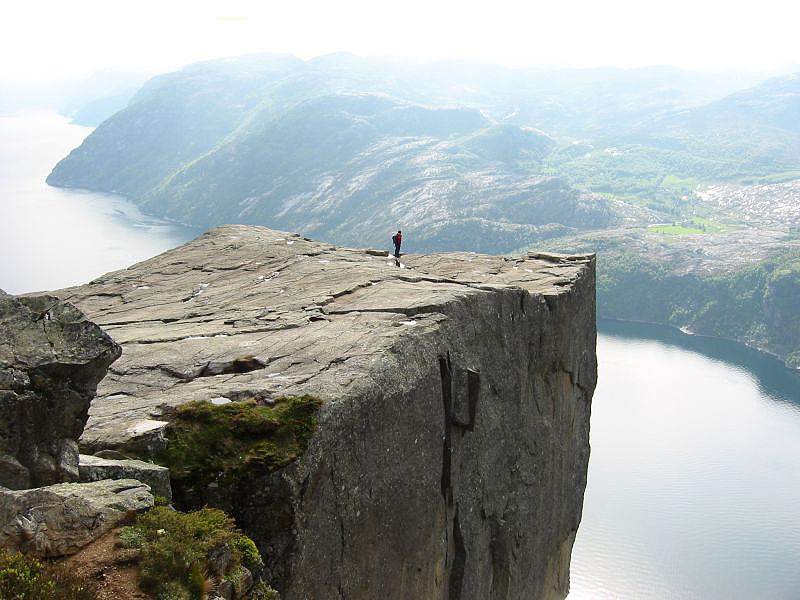 Preikestolen Cliff in Norway