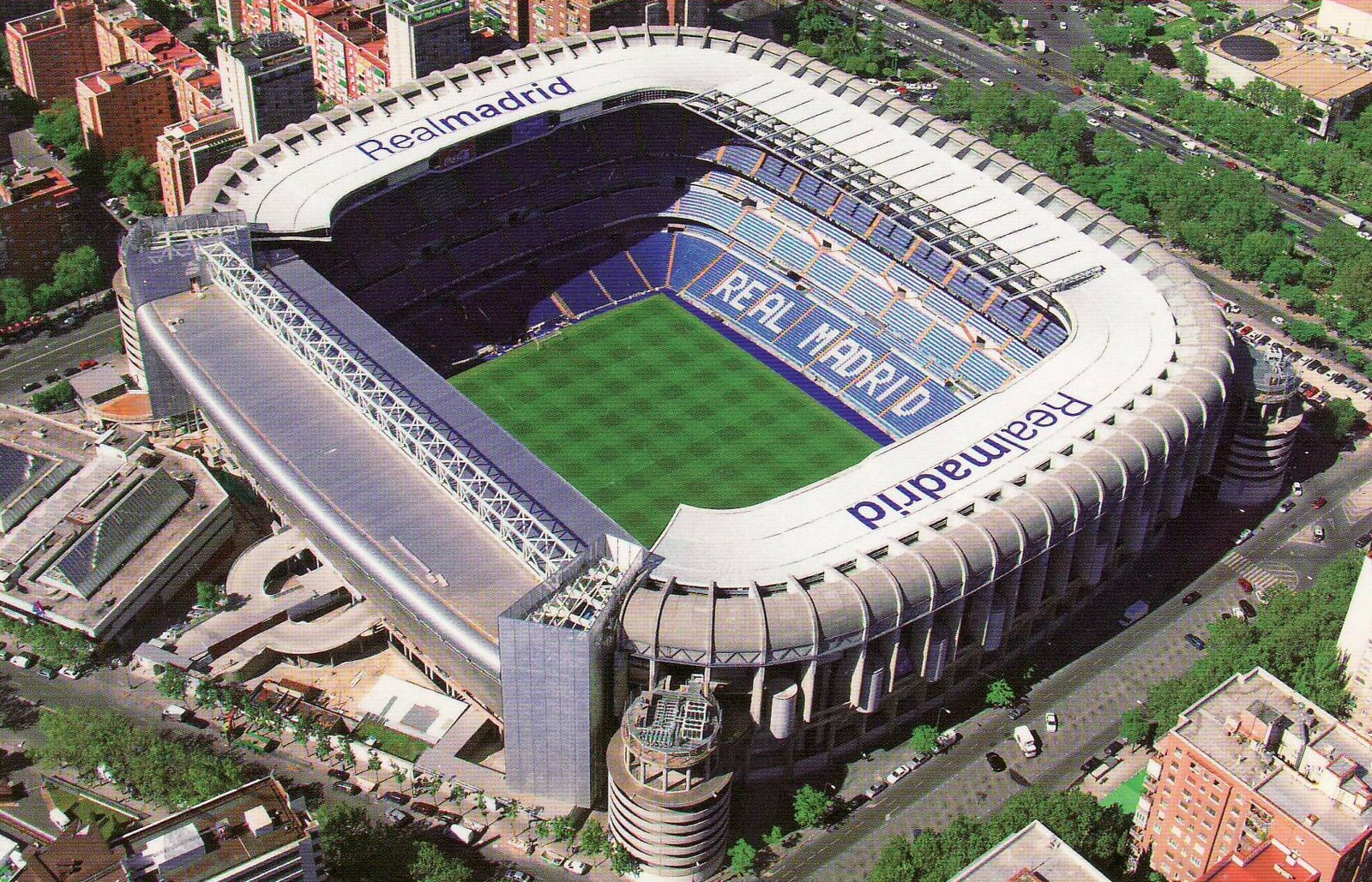 Santiago Bernabeu Stadium in Madrid, Spain