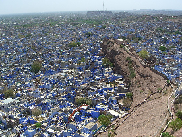 Jodhpur, the blue city in India