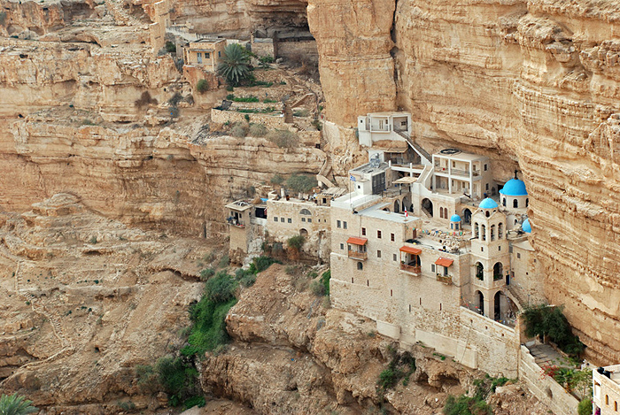 The monastery of Wadi Qelt Valley in Israel