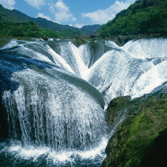 The Pearl Waterfall, Jiuzhaigou Valley, China