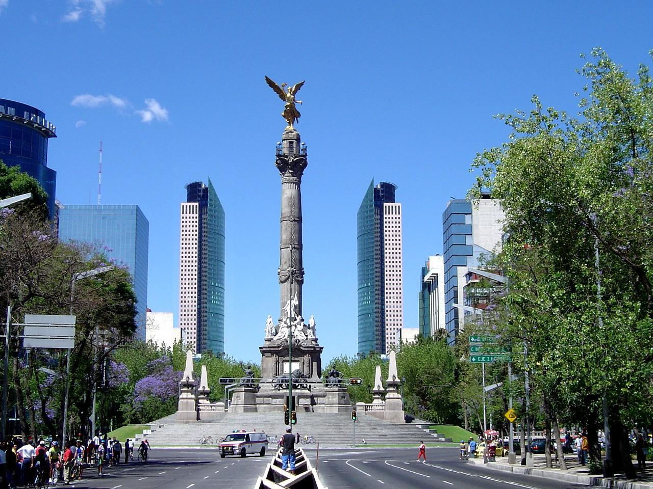 The Angel of Independence in Mexico