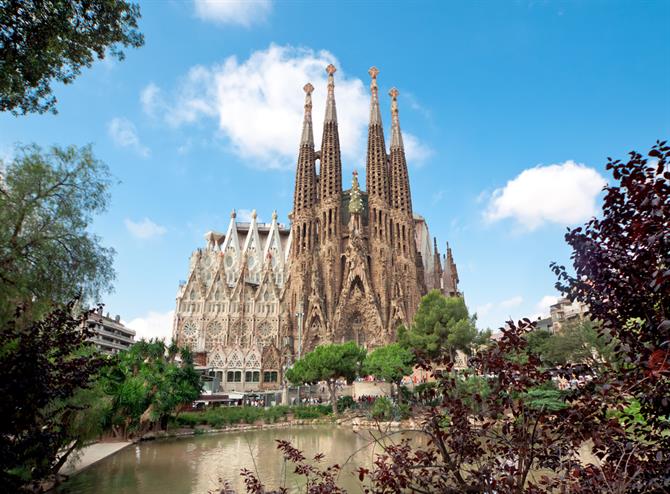Sagrada Familia in Barcelona, ​​Spain