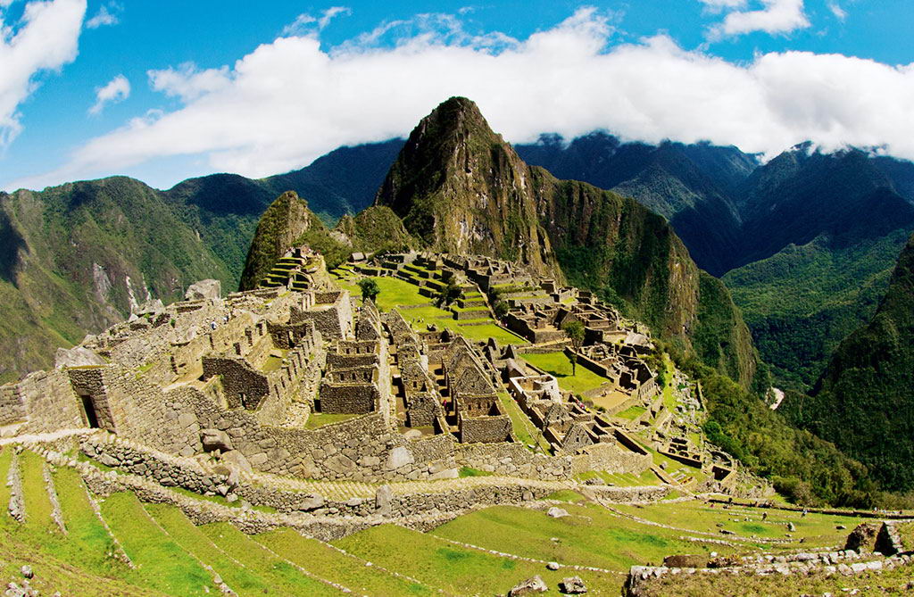 Machu Picchu, the great Inca city of Peru