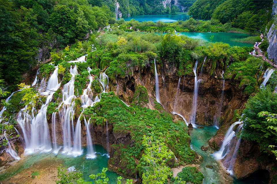 Visit the Plitvice Lakes Natural Park in Croatia
