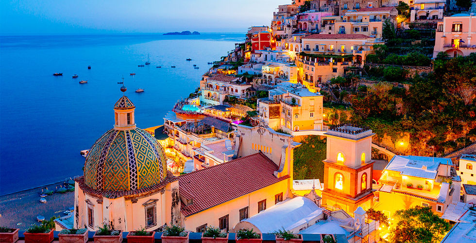 The Amalfi Coast, the beautiful coastal area in Italy