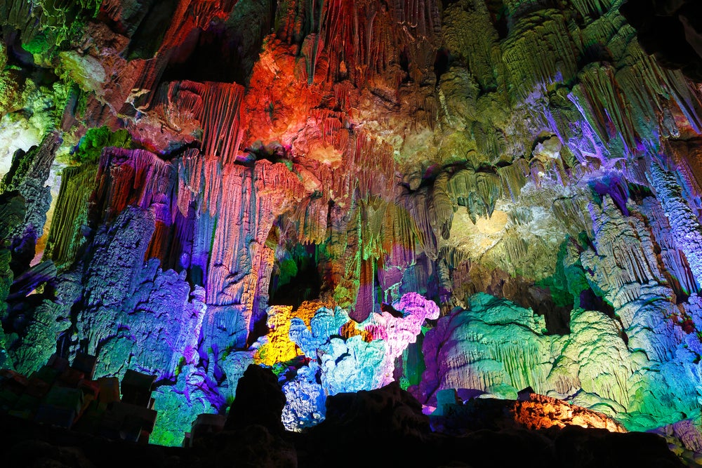 Discover a landscape from another planet: The Reed Flute Caves
